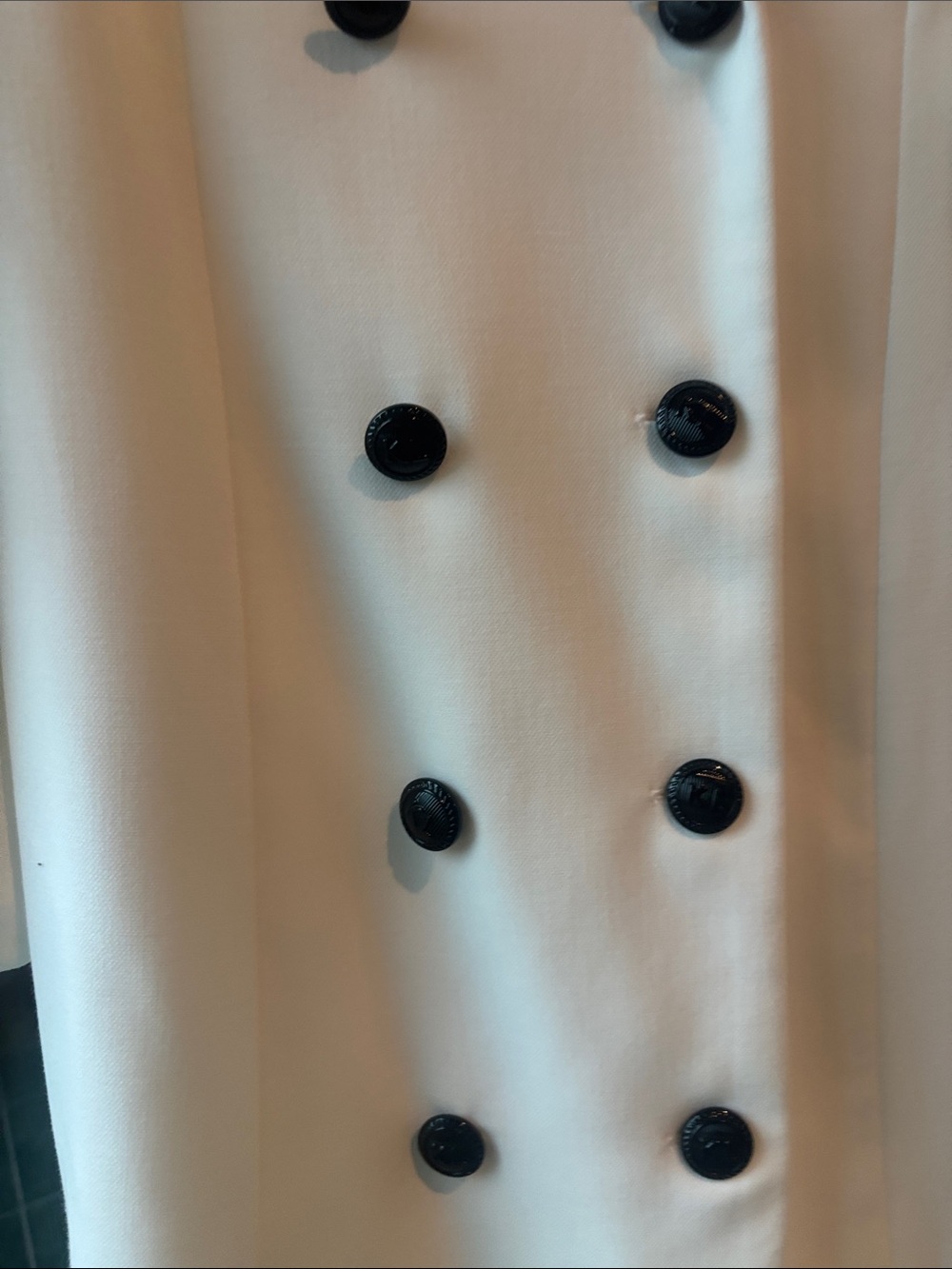 Karl Lagerfeld White Double-Breasted Blazer Dress - Picture 3 of 6